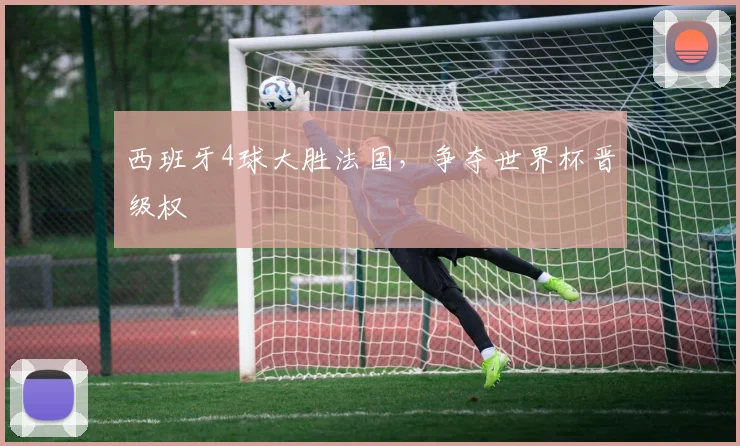 西班牙4球大胜法国，争夺世界杯晋级权